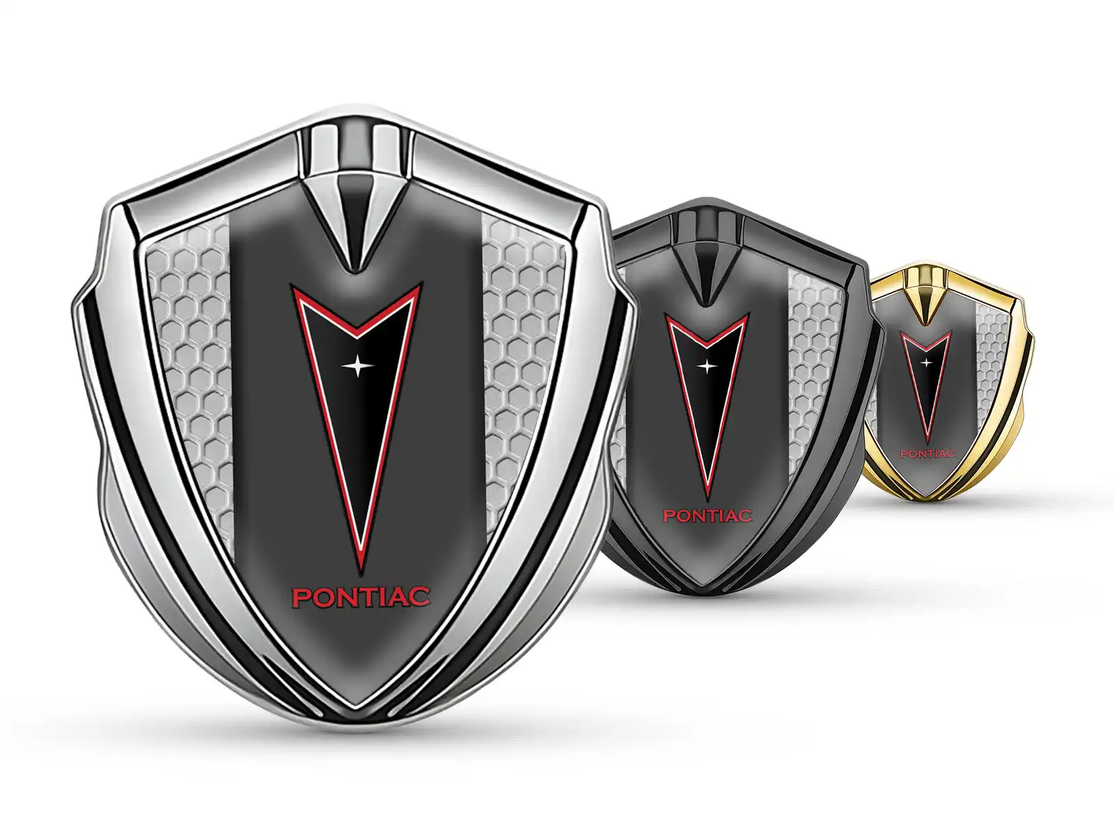 Pontiac Emblem Car Badge High-End Look Drift Inspired